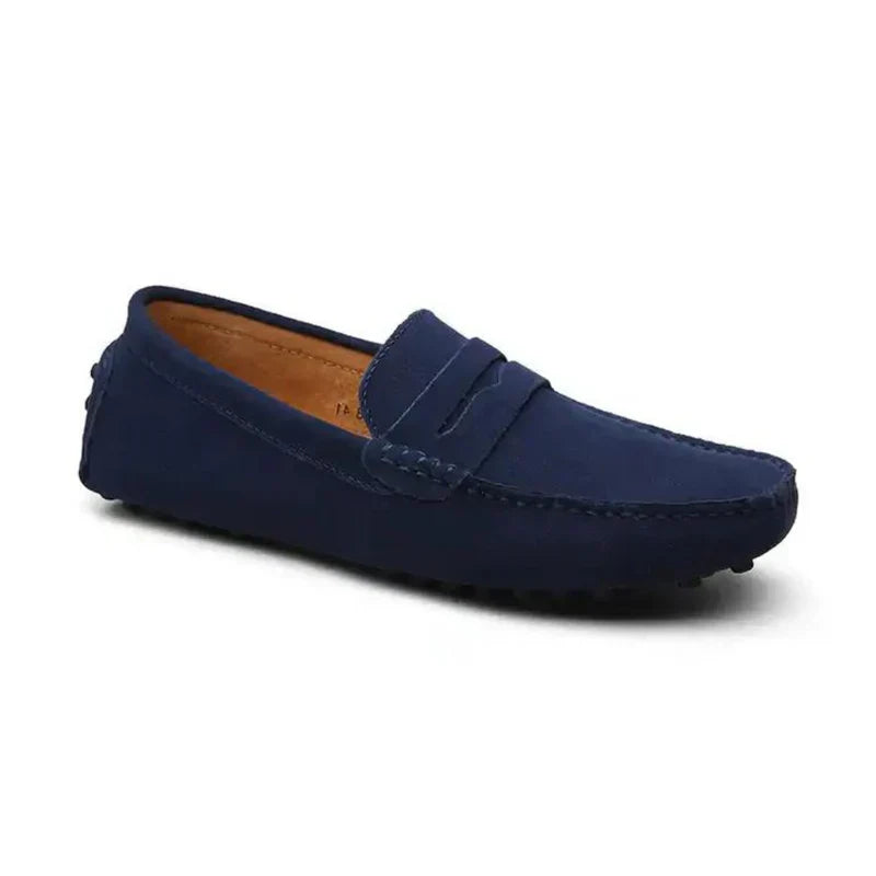 Helge | Suede Driver Loafers