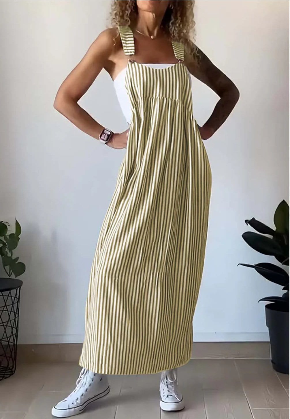 Camille | Uformell Stripet Jumpsuit