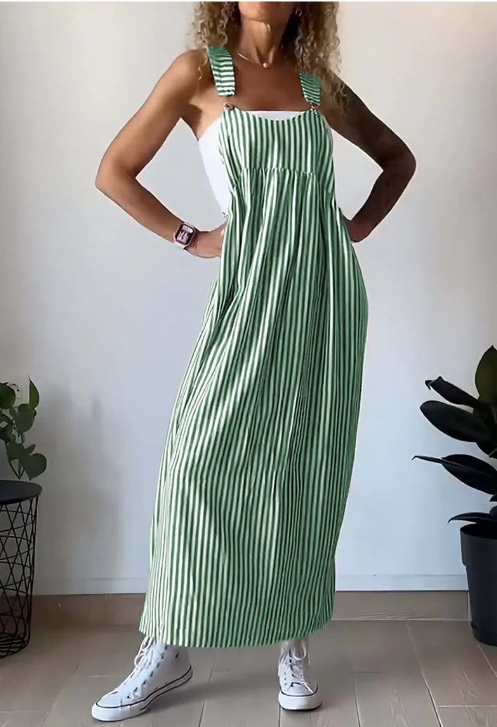 Camille | Uformell Stripet Jumpsuit