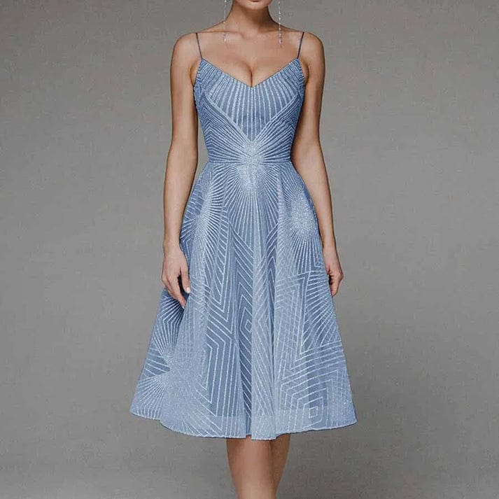 Lucie | Elegant kjole med åpen rygg