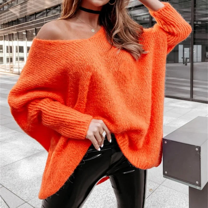 Alizée | Oversized genser med V-hals