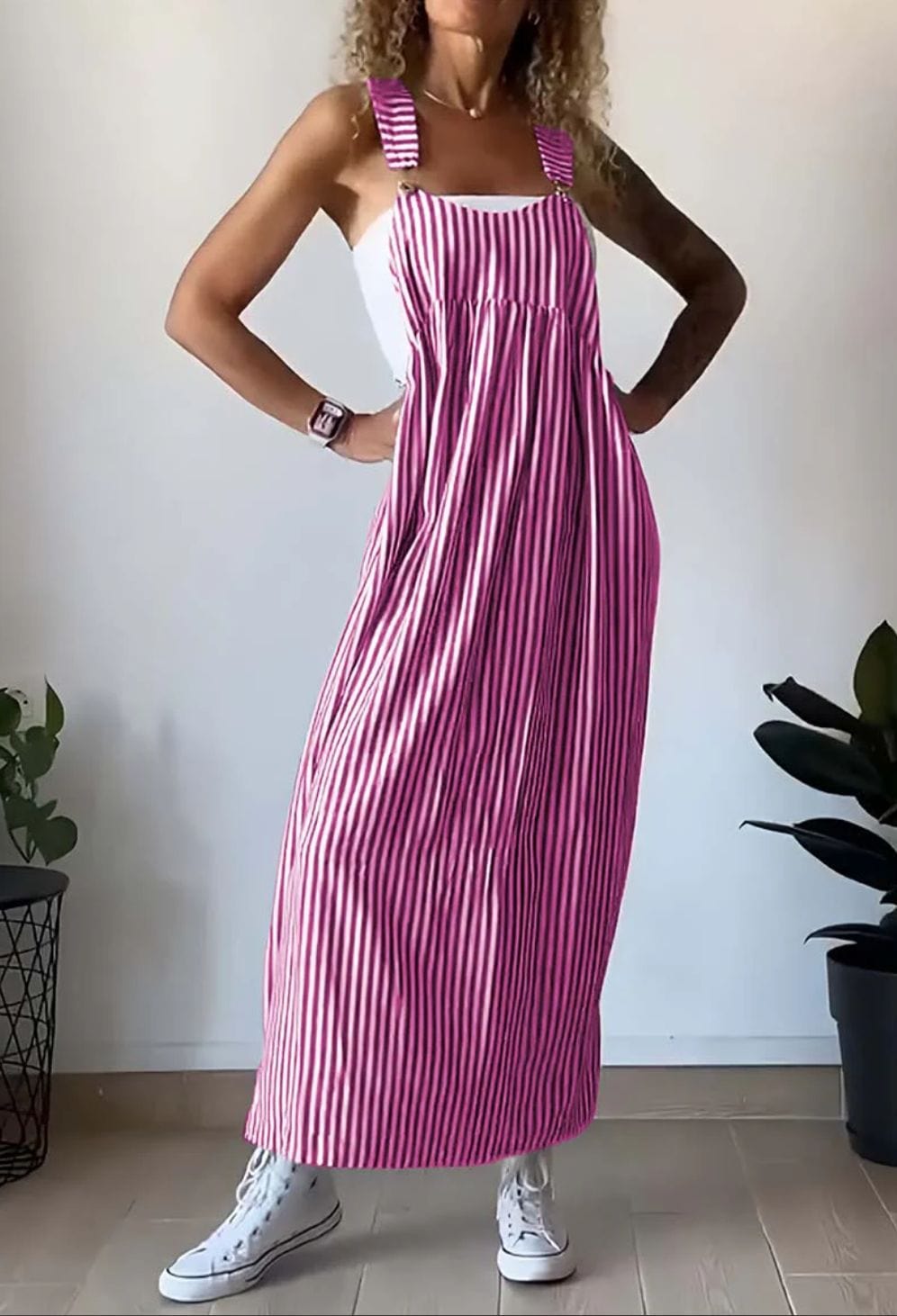 Camille | Uformell Stripet Jumpsuit