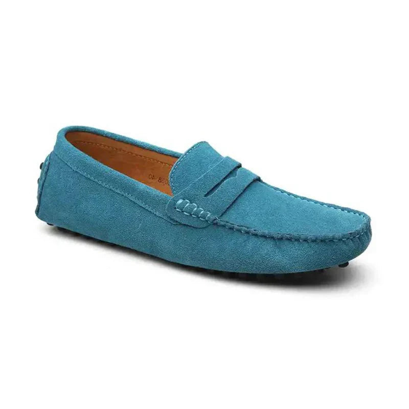 Helge | Suede Driver Loafers