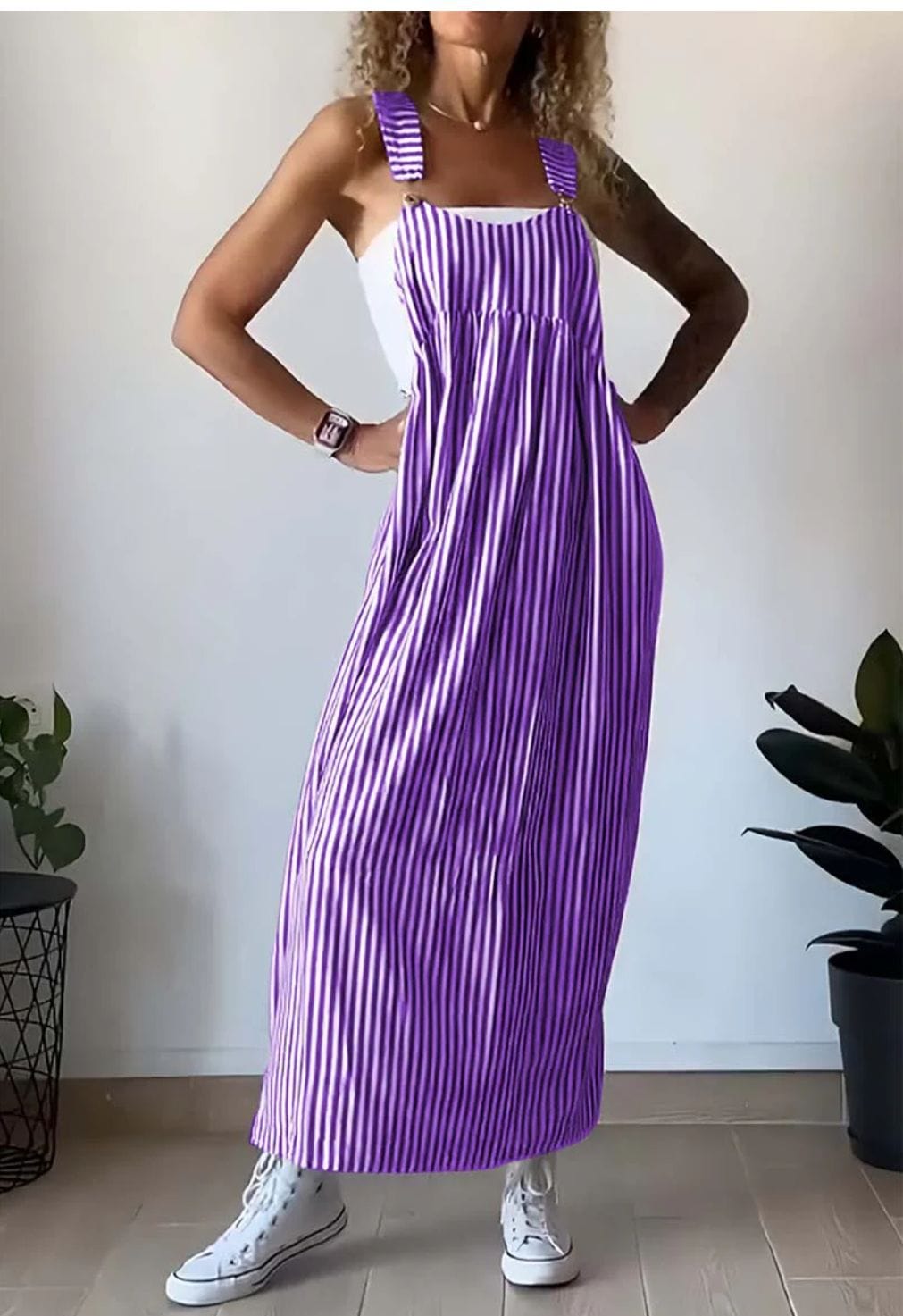 Camille | Uformell Stripet Jumpsuit