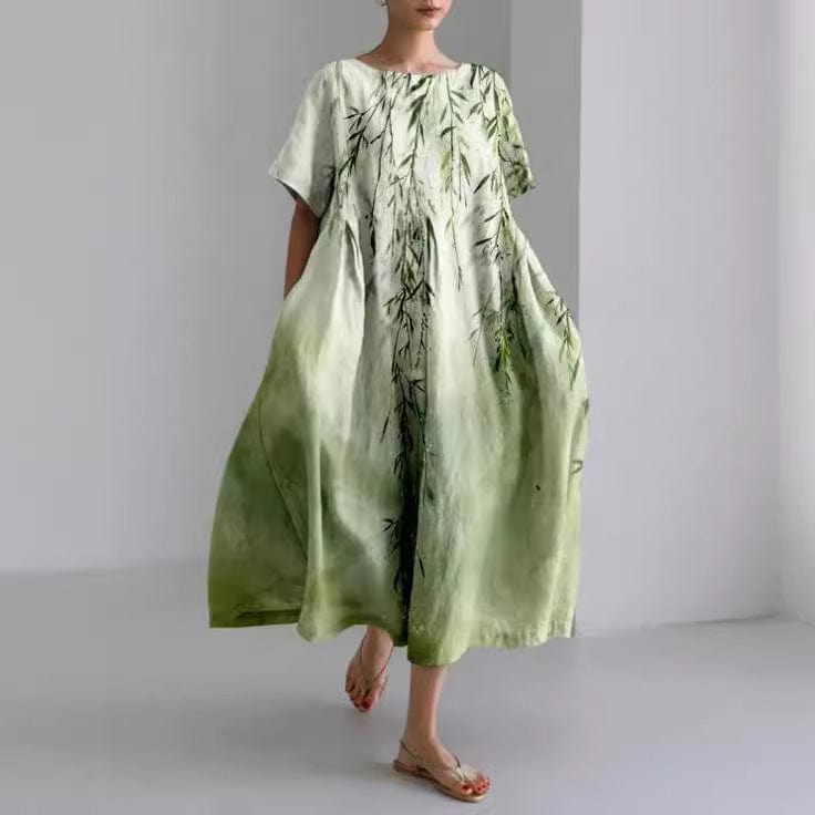 Madeleine｜Elegant Blomsterkjole for Kvinner