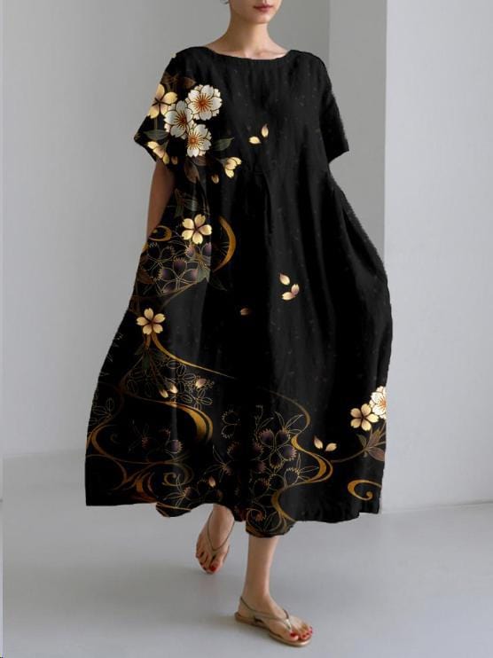 Madeleine｜Elegant Blomsterkjole for Kvinner