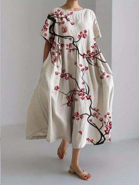 Madeleine｜Elegant Blomsterkjole for Kvinner